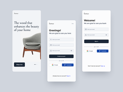 Furniture App Onboarding