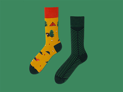 collection of socks, autumn - winter 2016 for Many mornings design funny pattern product sock textile