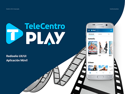 Rediseño de la aplicación móvil Telecentro Play app design figma ui userexperience ux uxui