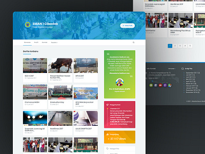 My school site redesign school web user interface web design wordpress theme