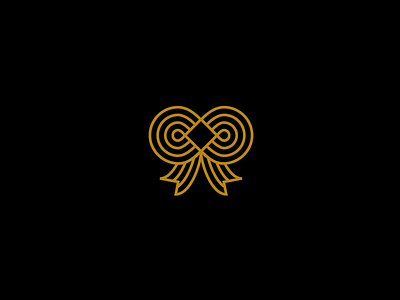 Golden Ribbon branding design gold golden illustration logo ribbon