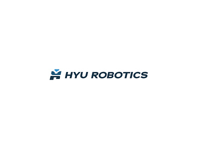 HYU Robotics automatics automation blue branding design illustration logo pneumatics robot robotics