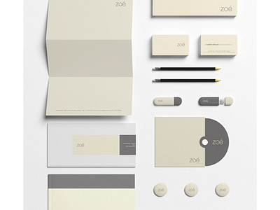 Zoé branding branding design logo