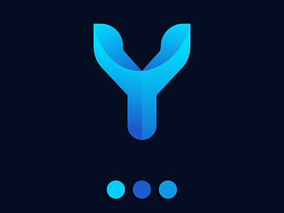Modern Y letter Logo Design.