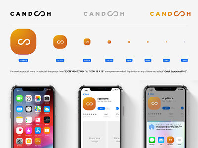 Candooh LOGO and apps ICON design