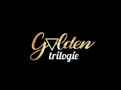 Golden Typography design for private project.