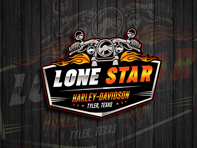 Logo design for harley-davidson dealership