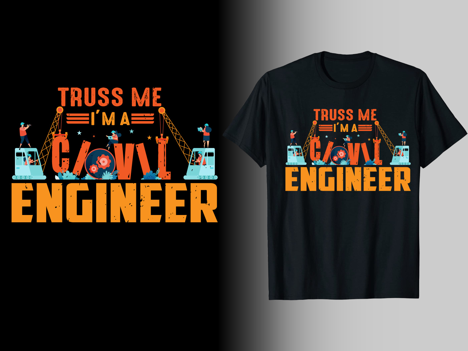 Civil Engineer TShirt Design by Md Ariful Islam on Dribbble
