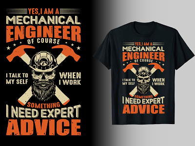 Mechanical Engineer T-Shirt Design