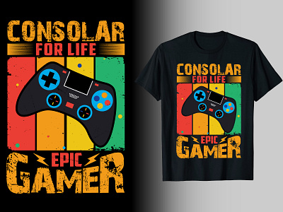 Gamer T-Shirt Design computer game t shirt gameing t shirt graphic graphic design modern t shirt t shirt design typography vector design