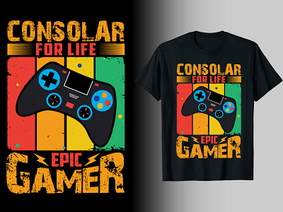 Gamer T-Shirt Design