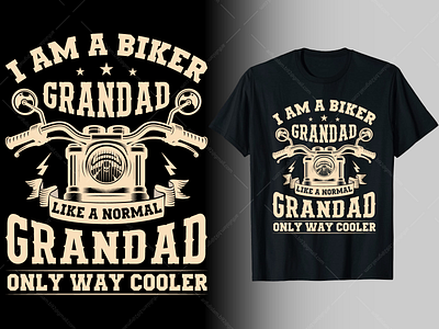 Grandad Bike T-Shirt Design