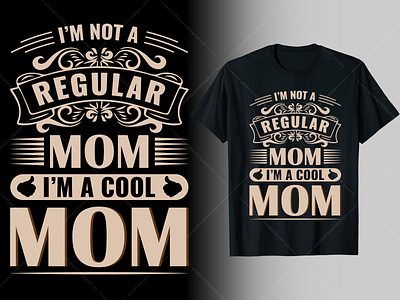 Mom Typography T-Shirt Design graphic design modern mothers day t shirt t shirt t shirt design trendy typography typography design vector design