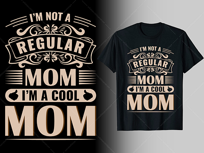 Mom Typography T-Shirt Design