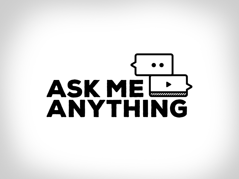 Ask Me Anything Logo | Oak [Internal] animated campaign concept gif logo mark speech bubble speech bubbles talking