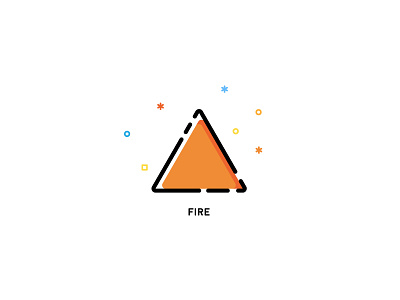 Icons | Element Series | Fire elementals elements fire hot icon icons illustration vector