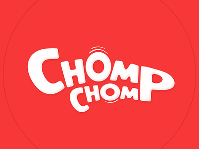 Chomp Chomp app color handwritten help icon logo paw pets social