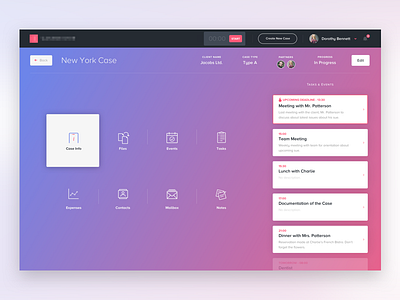 Task Management Dashboard bold cards clean dashboard flat icon new swiss task ui ux visual design