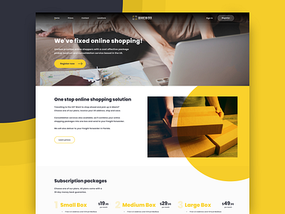 Global Shipping Platform black clean design flat interface new product tool ui ux visual design web website yellow