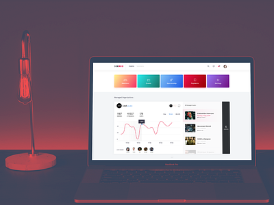 Icered - Case Study case study design interaction interface new product design tool ui ux visual design web design