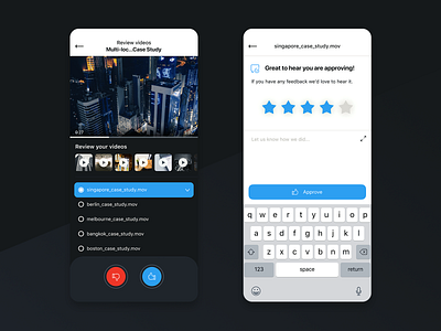 Video Review 90seconds app interaction interface ios product design production review reviews ui ux video video player visual design