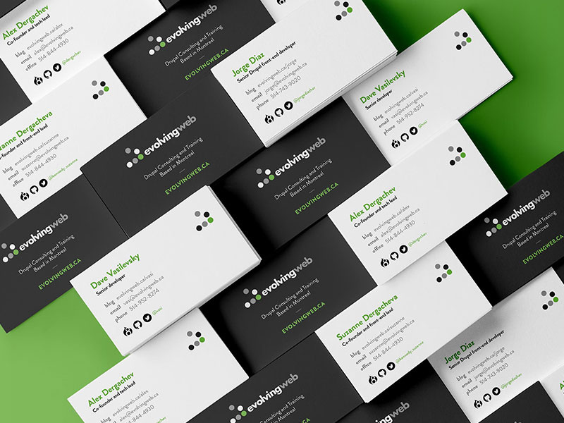 Evolving Web Business Cards by Matthew Wahba on Dribbble