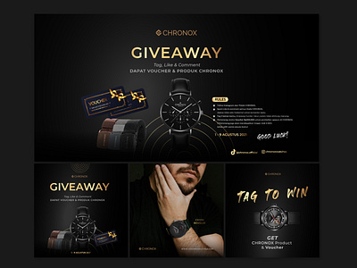Sets of Giveaway  Feeds Content for Chronox Watches