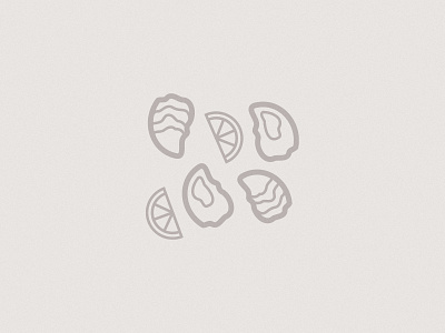 Oysters food icon icon design lemon oysters seafood shellfish