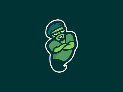 Genie Logo character character logo genie genie logo green happy logo logo design mascot logo