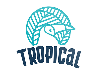 Tropical Foods Logo II bird branding logo toucan tropical