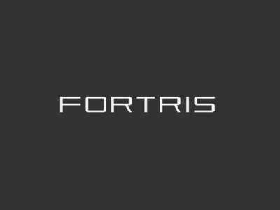 Custom wordmark for Fortris fortris logo logotype tech type wordmark