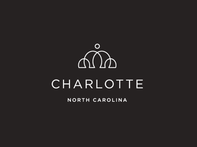 Charlotte City Logo charlotte city logo clt crown logo nc queen city