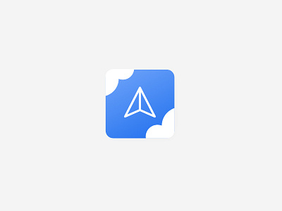 Air.io Icon app icon app icon design daily ui icon logo logo design paper airplane uidesign