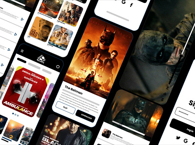 Moflix Streaming App app branding design devlopment ui ux web