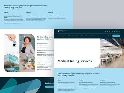 Redesign of Medical Service design hospital landing medical ui uiuxdesign ux vector website wedesign