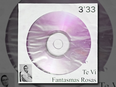 "Te Vi" - Fantasmas Rosas album art cd cover itunes minimal music