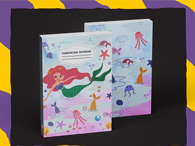 Mermaid Composition Notebook For KDP