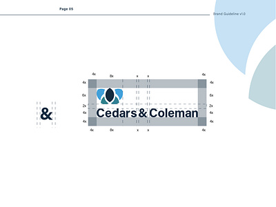 Cedars and Coleman Branding brand guide branding design graphic design logo
