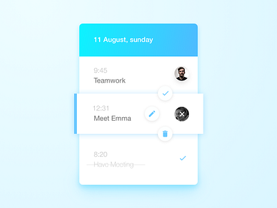 day41-Todolist 041 cloud dailyui day41 floating button list neat to do list