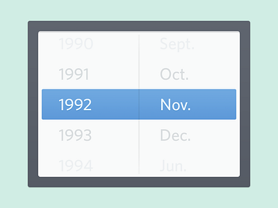 Customized Date Picker