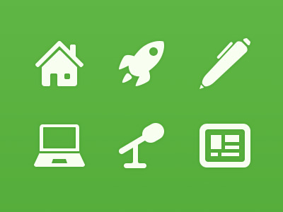 Category Icons category feed glyph home house icon ios macbook microphone news notebook pen rocket