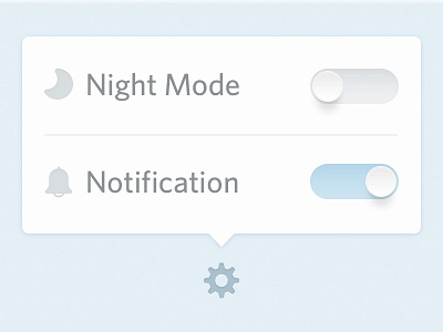 Toggle blue clean ios light notification popover settings soft switch toggle ui