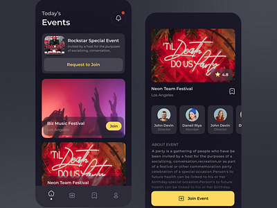 Festival App Design