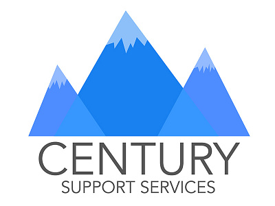Financial Services Logo blue financial logo mountains