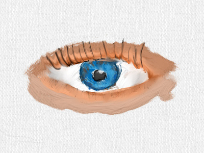 Acrylic Eye acrylic paint body parts eye