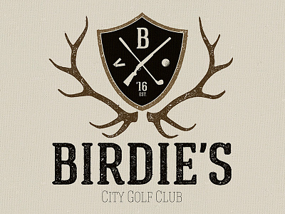 Golf Club Logo Stamp branding golf logo