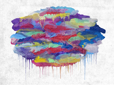 Cloudzz abstract acrylic paint aged canvas cloud photoshop