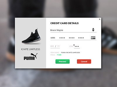 UI 002 Simple Checkout Page
