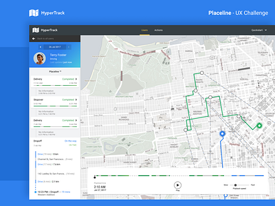 HyperTrack - Placeline UX Challenge