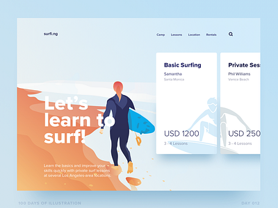 Learn to surf - Sports - Day 012